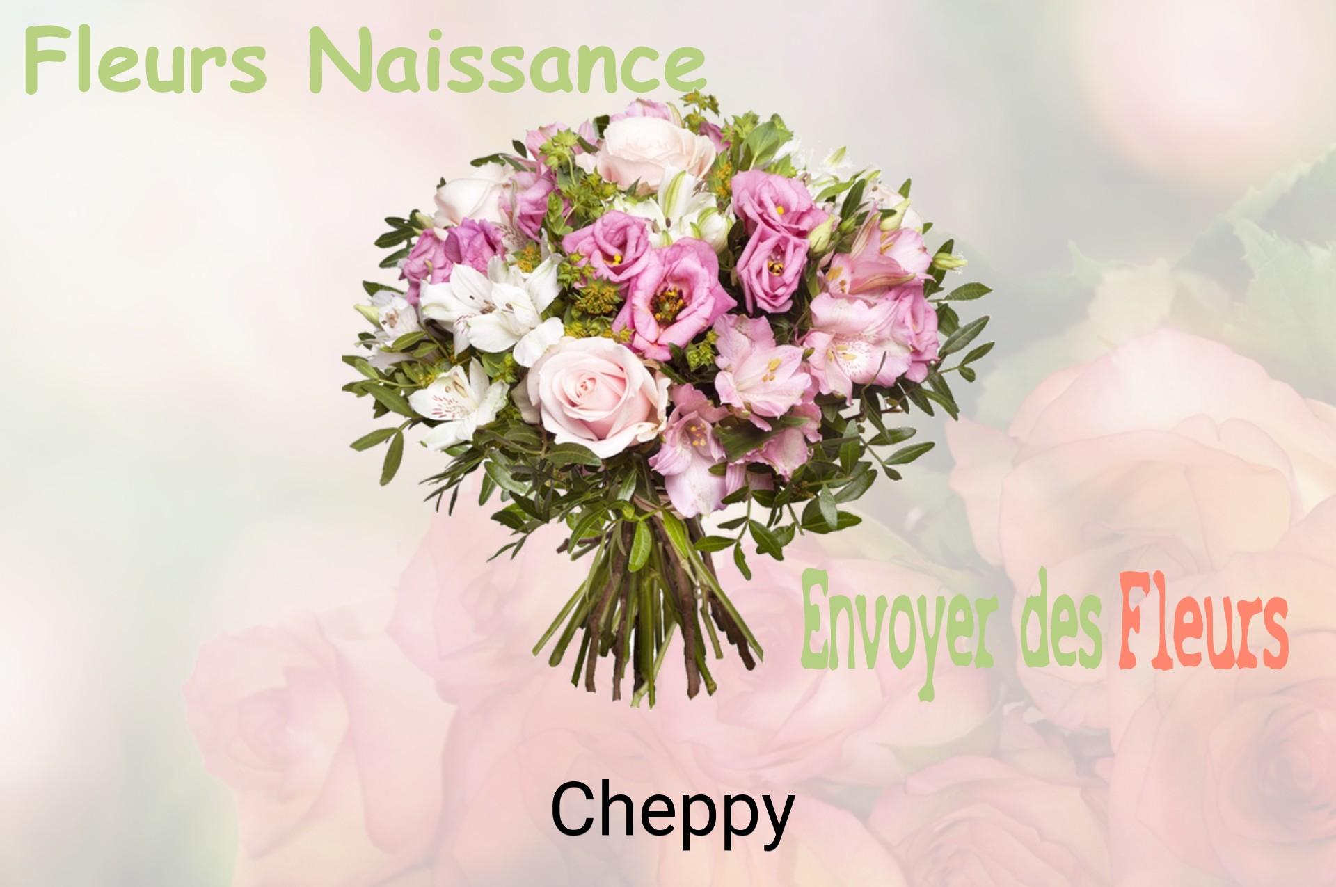 Bouquet de fleurs de naissance livré à Cheppy